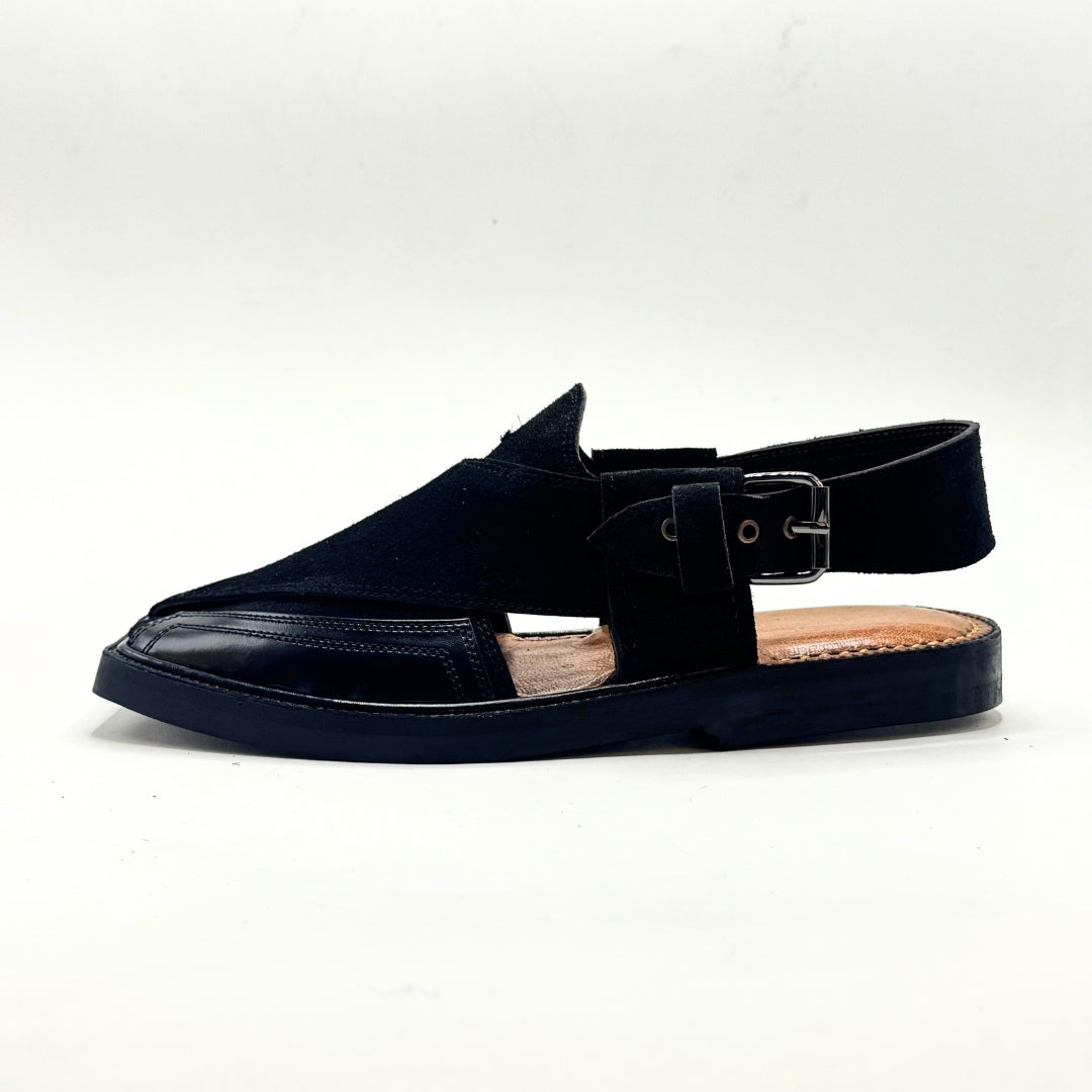 Classic Suede Peshawari (Jet Black)