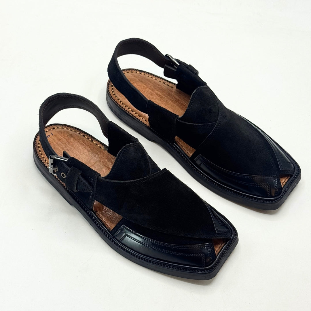 Classic Suede Peshawari (Jet Black)