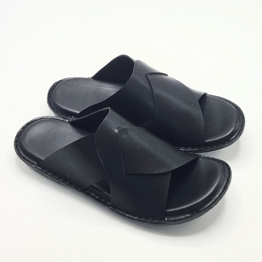 Handmade Slippers (Soft Sole Black)