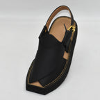 Kaptan Signature Chappal (BLKM)
