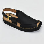 Kaptan Signature Chappal (BLKM)