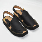 Kaptan Signature Chappal (BLKM)