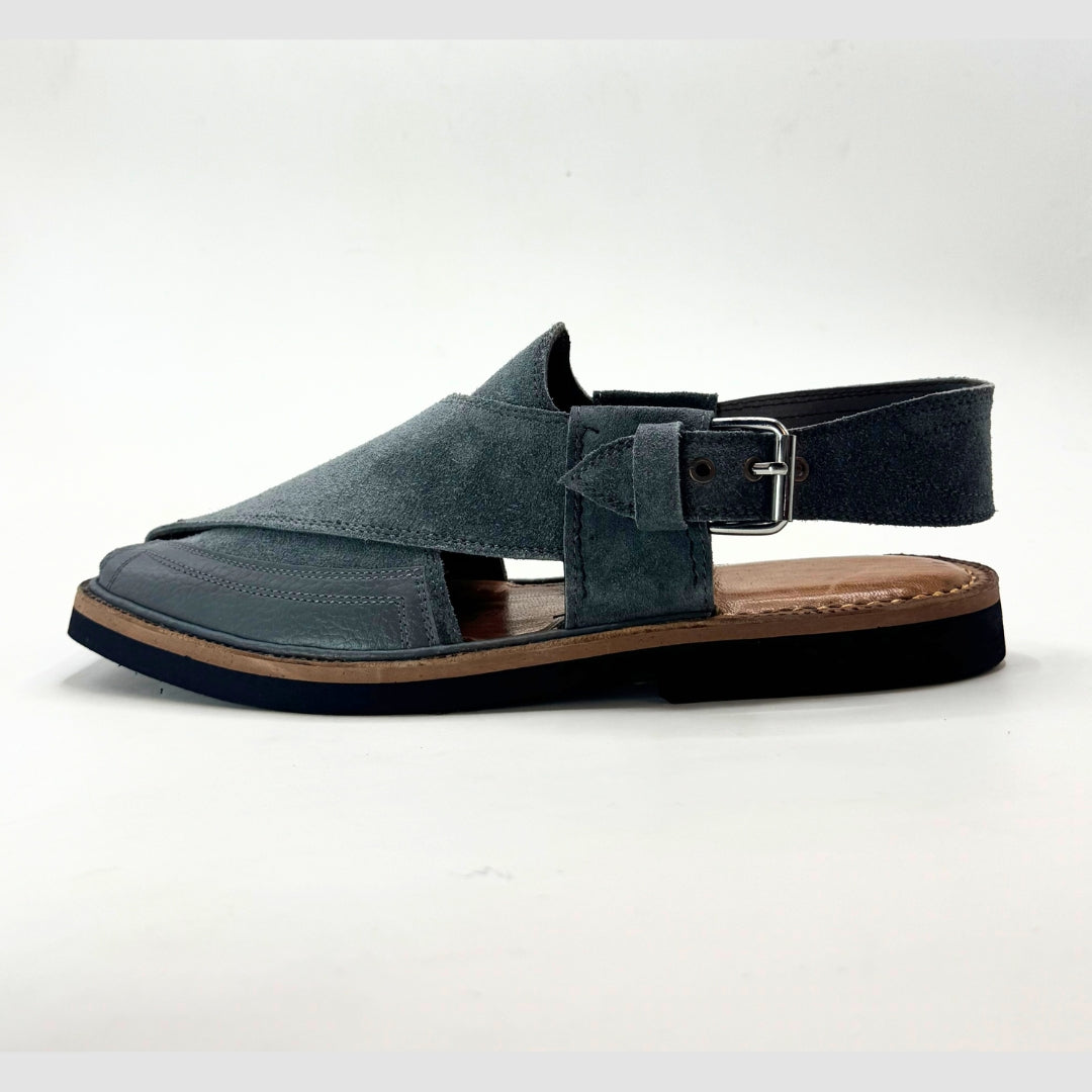 Classic Suede Peshawari (Slate Grey)