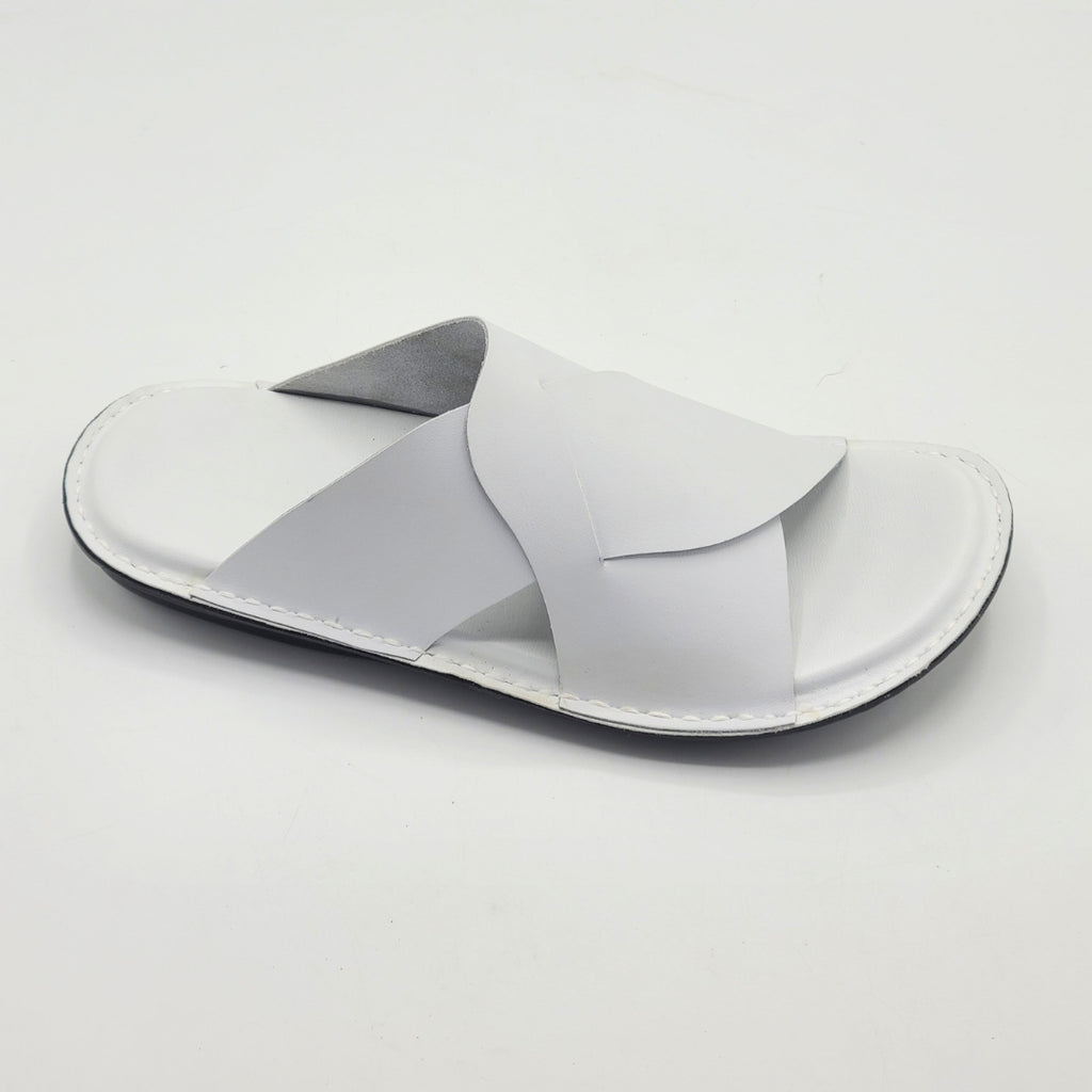 Handmade Slippers (Soft Sole White)