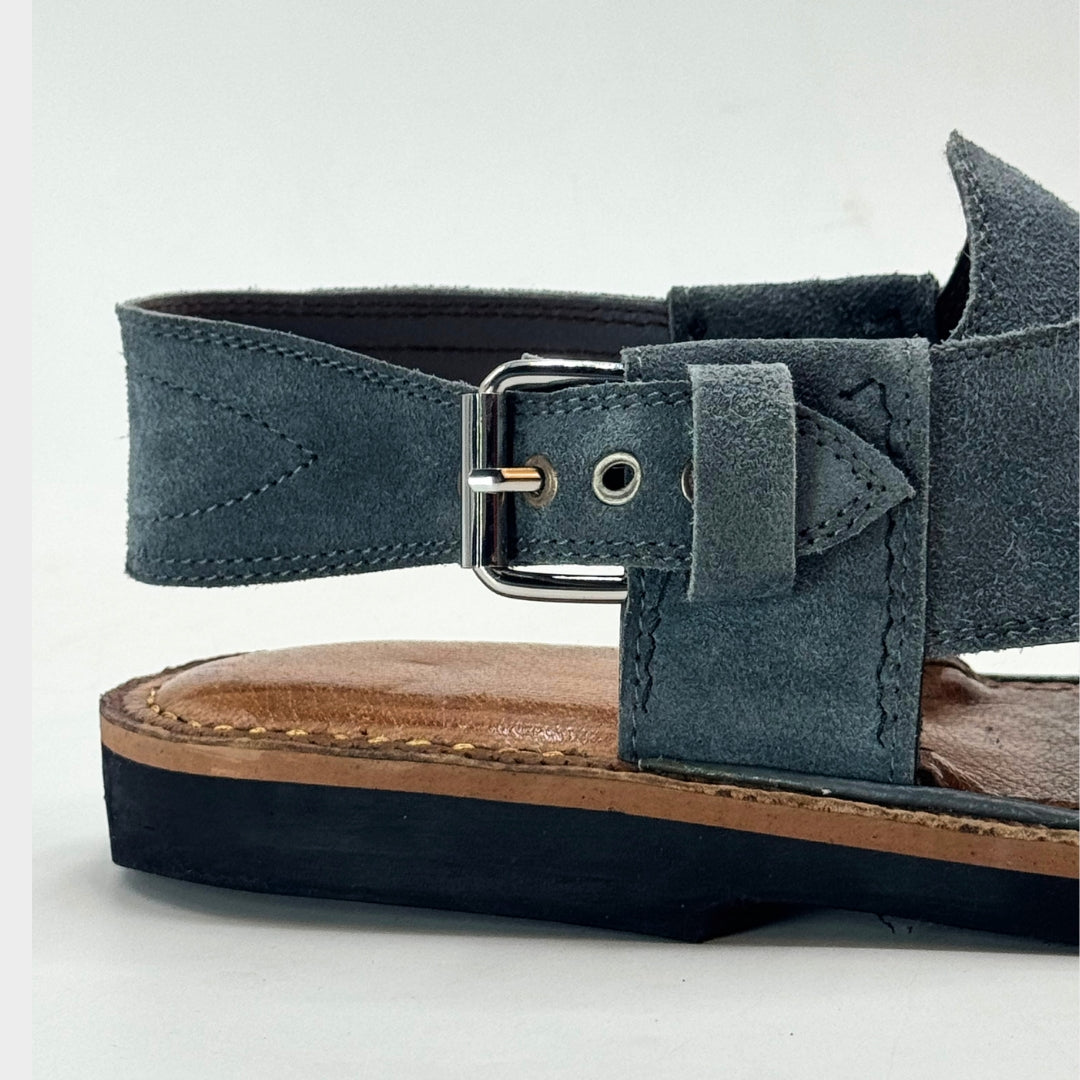 Classic Suede Peshawari (Slate Grey)