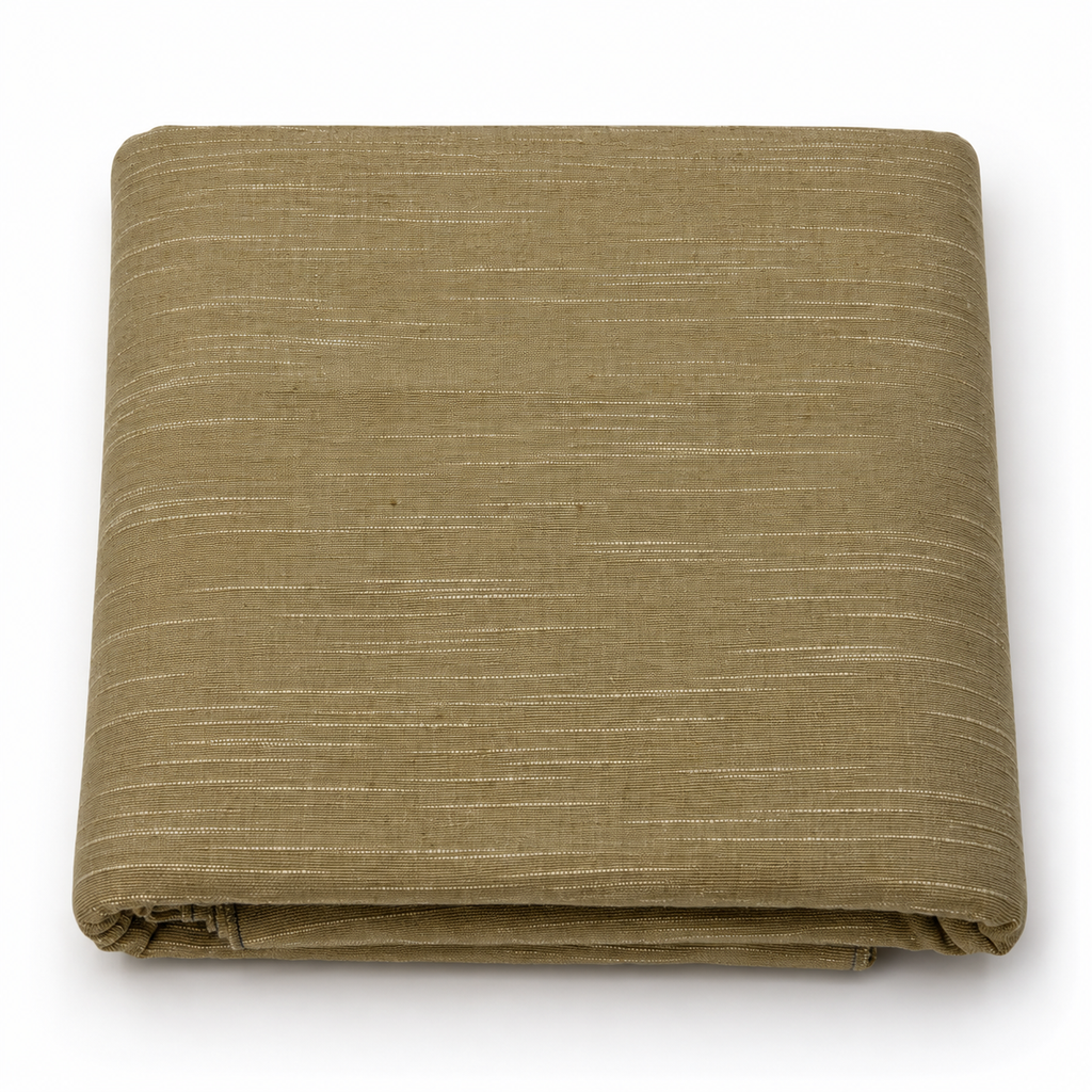 Khamta Khadi - Rustic Texture (Earthy Olive)