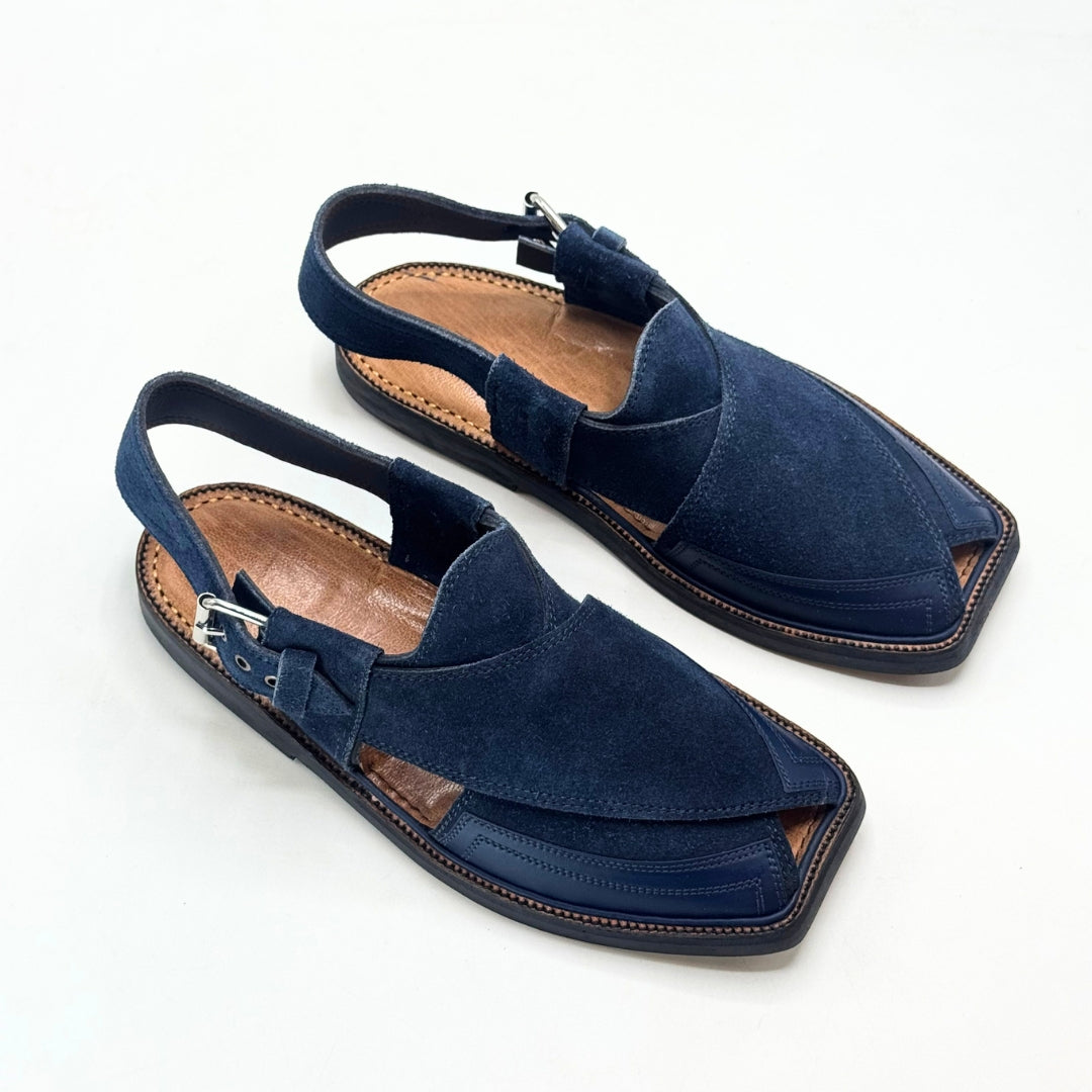 Classic Suede Peshawari (Midnight Navy)