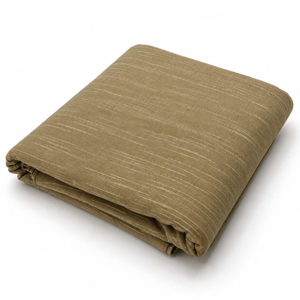 Khamta Khadi - Rustic Texture (Earthy Olive)
