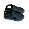 Peshawari Chappal with Sneaker Sole (Black )