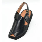 Kaptan Signature Chappal (BLK)