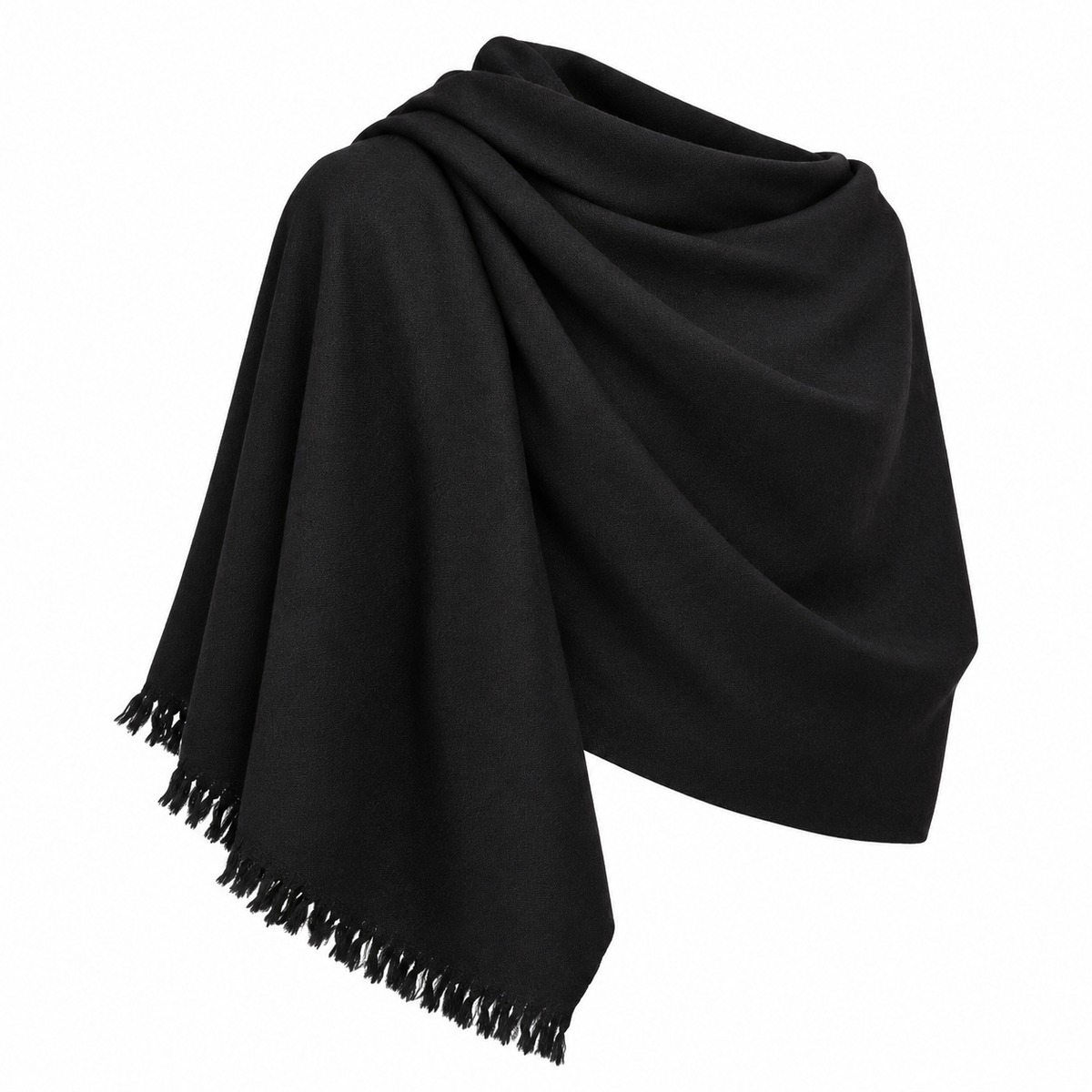 Fine Pashmina Pure (64 Count) - 03 white drape